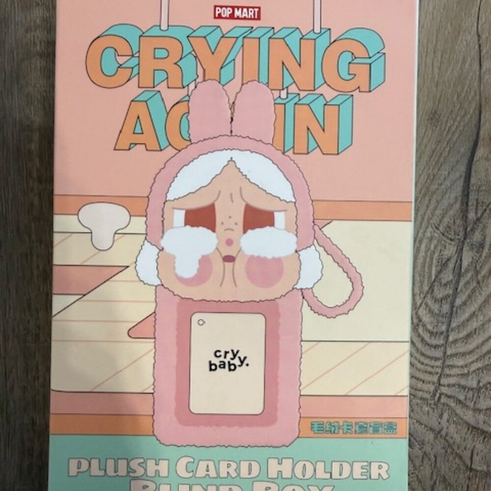NEW POP MART Crying Again Plush "Card Holder" Blind Box